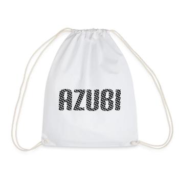 Azubi Tshirt 6 23 schwarz - Turnbeutel - Weiß - Vorne