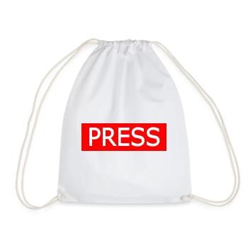 Press - Sac de sport léger - blanc - Devant