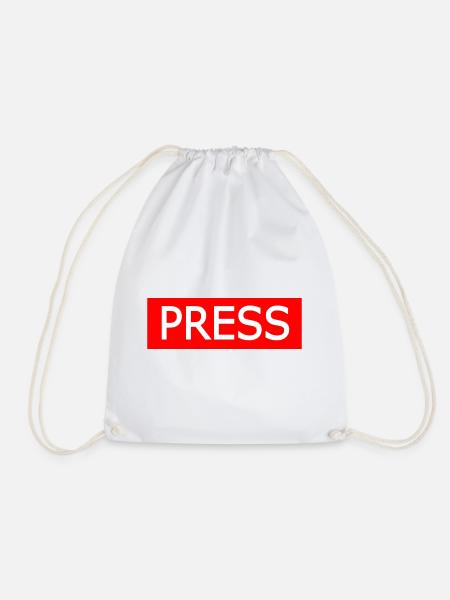 Presse - Turnbeutel - Weiß