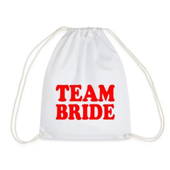 Team bride - Turnbeutel - Weiß - Vorne