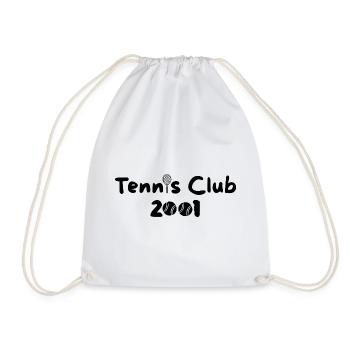Tennis Club 2001 - Turnbeutel - Weiß - Vorne