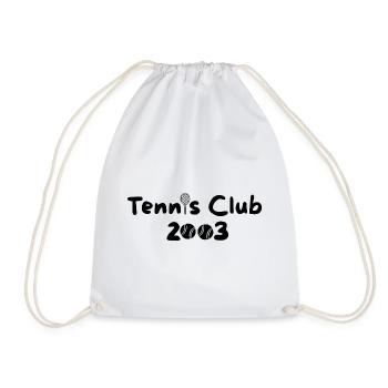 Tennis Club 2003 - Turnbeutel - Weiß - Vorne