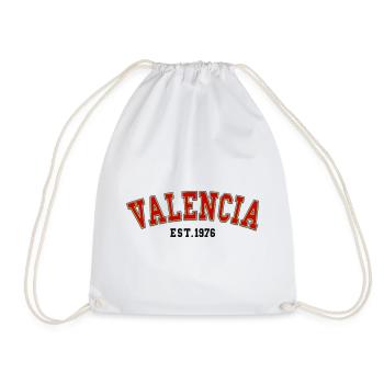 Valencia Est. 1976 - Drawstring Bag - white - Front
