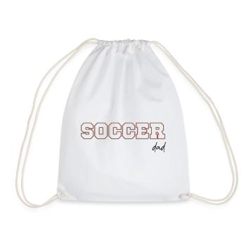Soccer dad - Drawstring Bag - white - Front