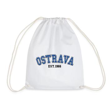 Ostrava Est. 1966 - Drawstring Bag - white - Front