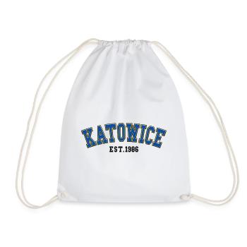 Katowice Est. 1986 - Drawstring Bag - white - Front