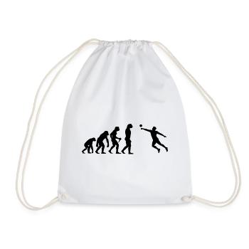 Cadeau de jeu de fistball pour un joueur de fistball - Sac de sport léger - blanc - Devant