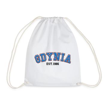 Gdynia Est. 1986 - Drawstring Bag - white - Front