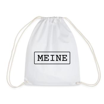 Meine Eigentum Besitz Geschenk - Turnbeutel - Weiß - Vorne