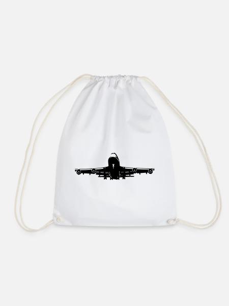 -747 - Drawstring Bag - white