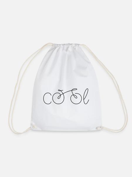 Fahrrad cool - Turnbeutel - Weiß