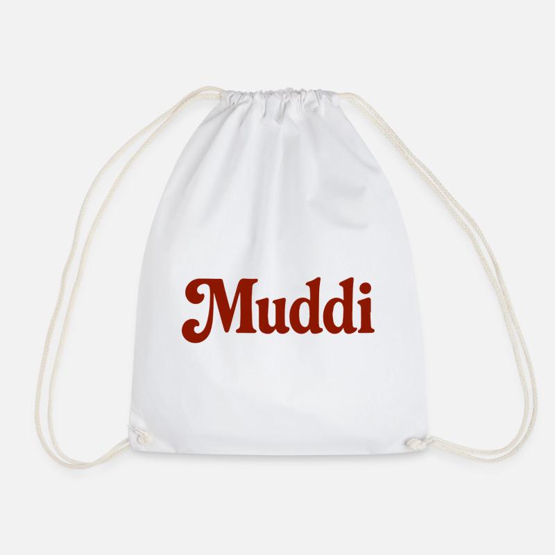 Herzstück Muddi - Turnbeutel - Weiß