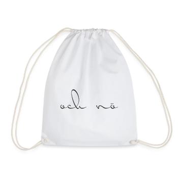 och nö - Drawstring Bag - white - Front