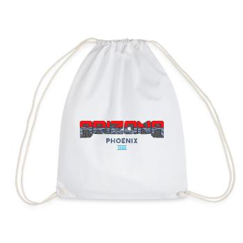 Arizona Phoenix 1986 Retro Design - Drawstring Bag - white - Front