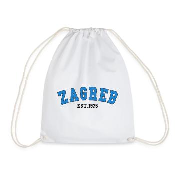 Zagreb Est.1975 - Turnbeutel - Weiß - Vorne