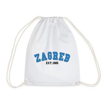 Zagreb Est.1985 - Turnbeutel - Weiß - Vorne