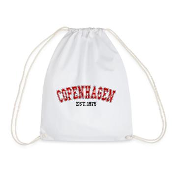 Copenhagen Est. 1975 - Drawstring Bag - white - Front