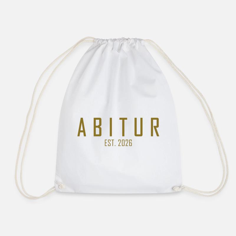 Abitur 2026 - Turnbeutel - Weiß