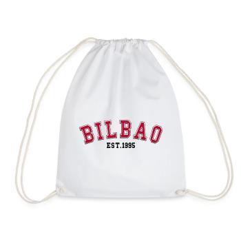Bilbao Est. 1995 - Drawstring Bag - white - Front