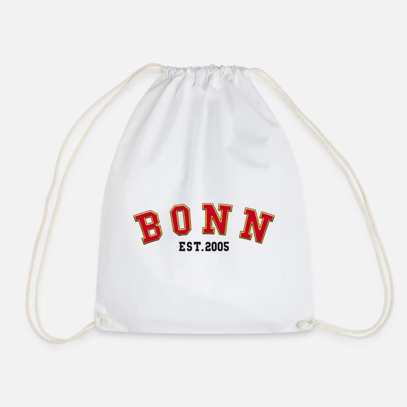 Bonn Est. 2005 - Drawstring Bag - white