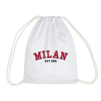 Milan Est. 1976 - Drawstring Bag - white - Front