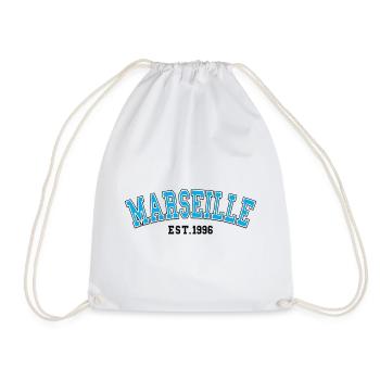 Marseille Fondée en 1996 - Sac de sport léger - blanc - Devant