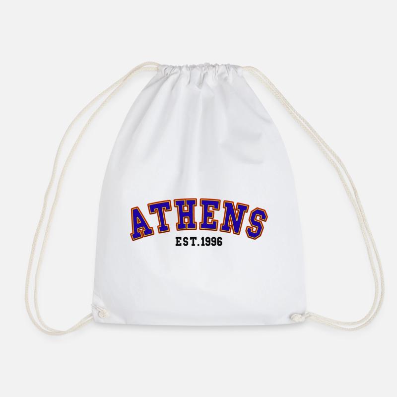 Athens Est. 1996 - Drawstring Bag - white
