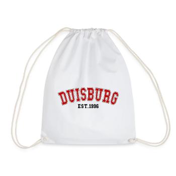 Duisburg gegründet 1996 - Turnbeutel - Weiß - Vorne