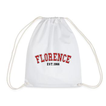 Florence, gegründet 1966 - Turnbeutel - Weiß - Vorne