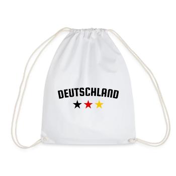 Germany 3 Star Design - Drawstring Bag - white - Front