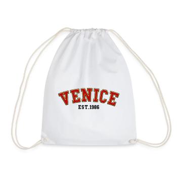 Venice Est. 1986 - Drawstring Bag - white - Front