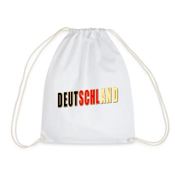 Deutschland - Turnbeutel - Weiß - Vorne