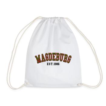 Magdebourg Fondée en 1986 - Sac de sport léger - blanc - Devant