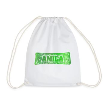 Frau Amila - Turnbeutel - Weiß - Vorne