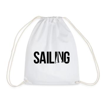 naviguer - Sac de sport léger - blanc - Devant