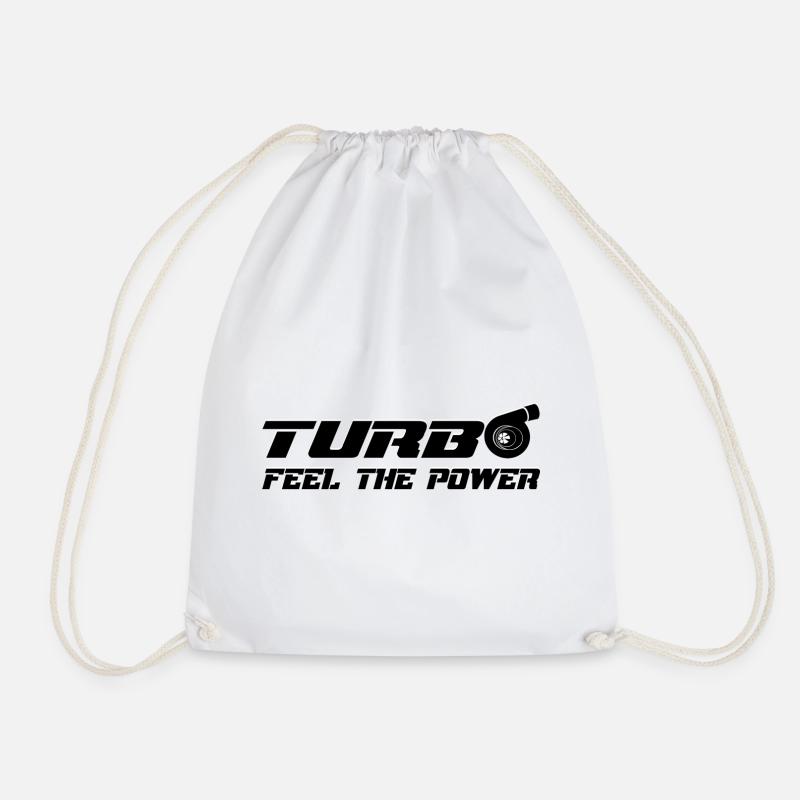 Turbo - Turnbeutel - Weiß