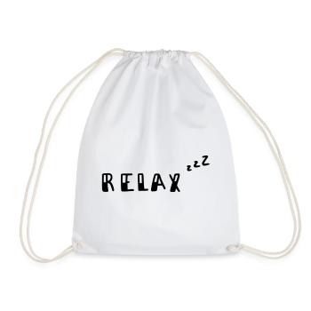 Relax - Turnbeutel - Weiß - Vorne