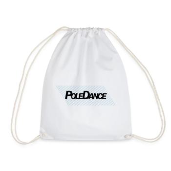 Poledance lines - Drawstring Bag - white - Front
