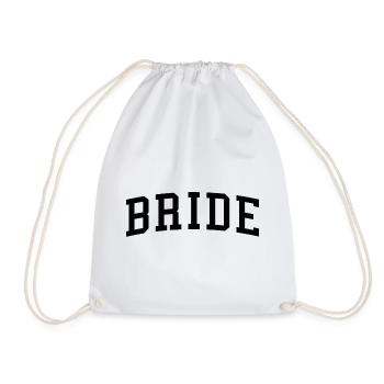 Fiançailles de mariage assorties à la mariée Mariage - Sac de sport léger - blanc - Devant