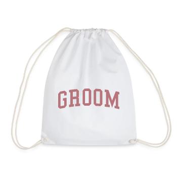 Groom Cool Matching Couple Wedding Party Mariage - Sac de sport léger - blanc - Devant