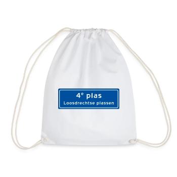 Loosdrechtse plassen 4e plas - Sac de sport léger - blanc - Devant