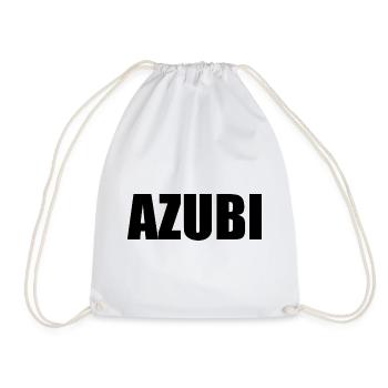 Azubi - Turnbeutel - Weiß - Vorne