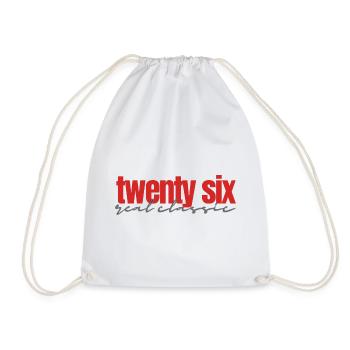 twenty six real classic - Turnbeutel - Weiß - Vorne