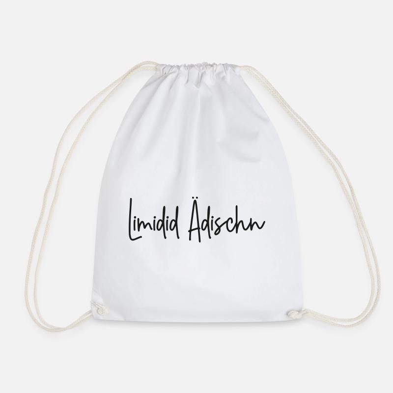 Limited Edition - sächsisch - Limidid Ädischn - Turnbeutel - Weiß