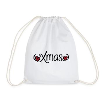 Christmas - Drawstring Bag - white - Front