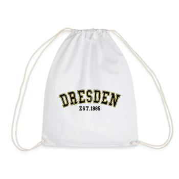 Dresden Est. 1985 - Drawstring Bag - white - Front