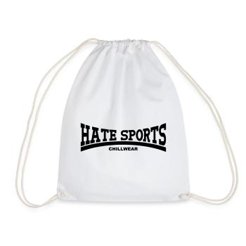 Hate Sports Chillwear - Turnbeutel - Weiß - Vorne