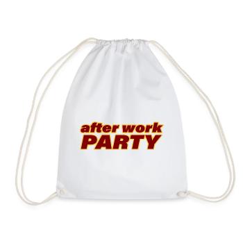AFTER WORK PARTY - Turnbeutel - Weiß - Vorne