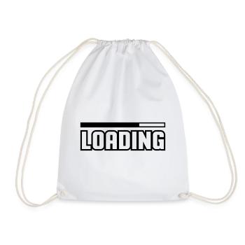 Loading - Drawstring Bag - white - Front