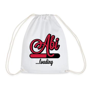 Abi loading | Abitur wird geladen - Sac de sport léger - blanc - Devant